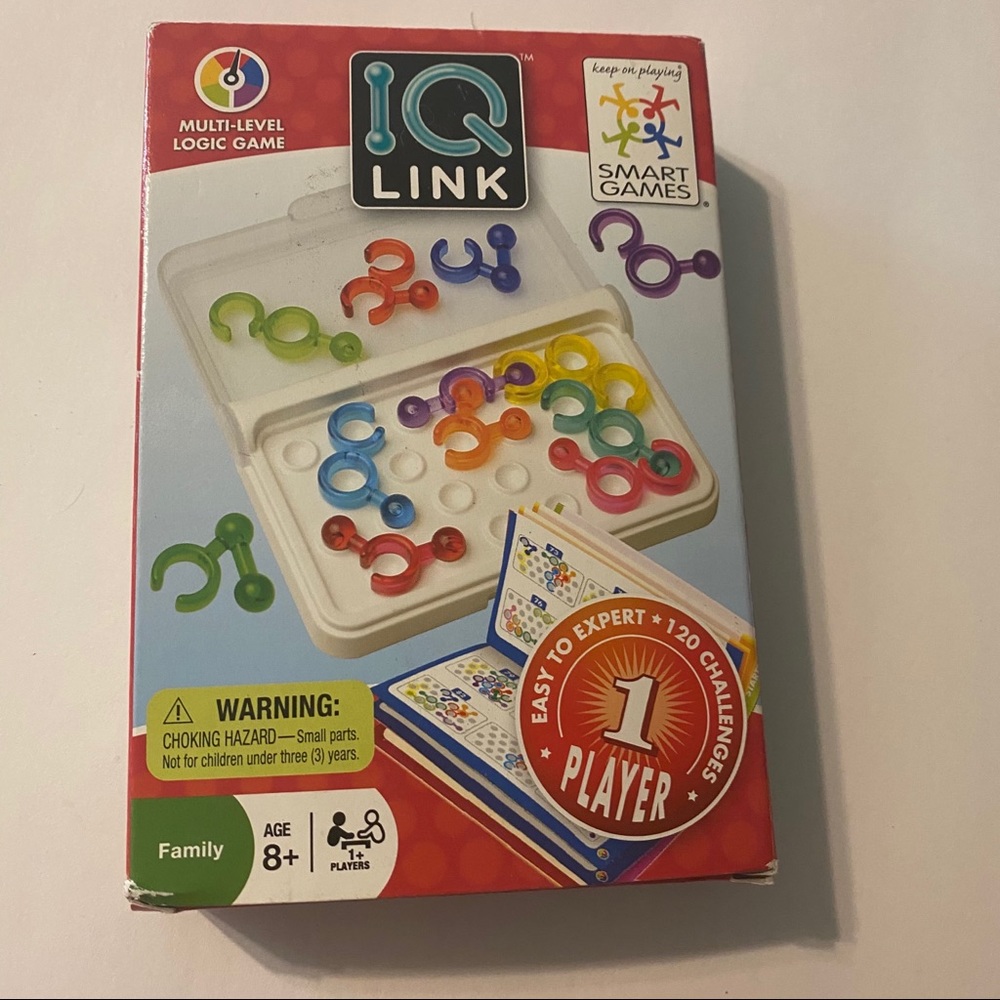 New SmartGames IQ Link, Travel Game age 8 +